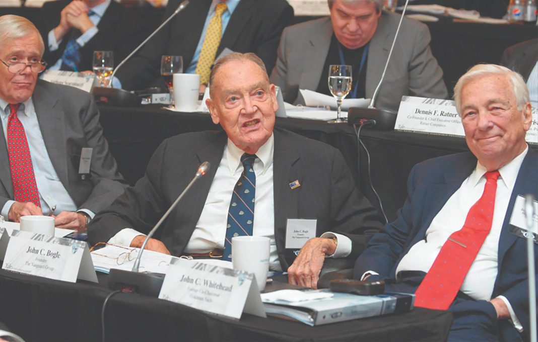 Bill Donaldson, Jack Bogle and John Whitehead