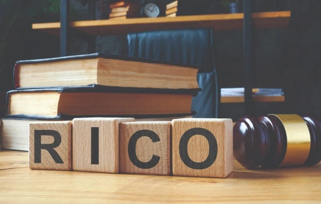Wooden blocks spelling RICO
