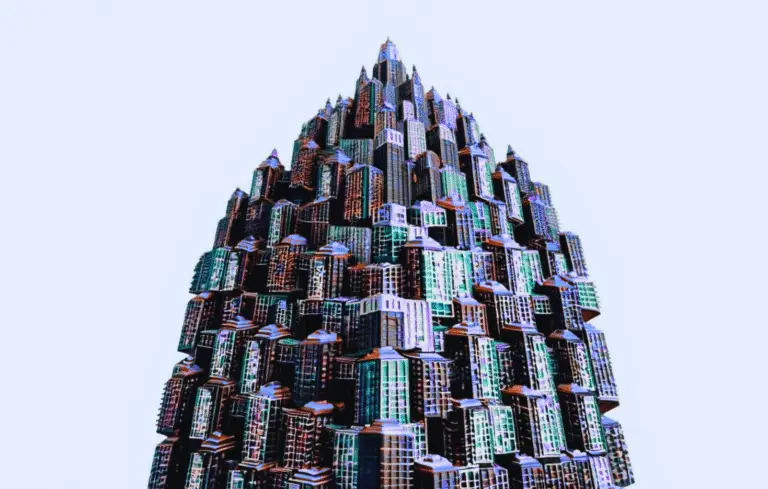 Building made up of smaller buildings