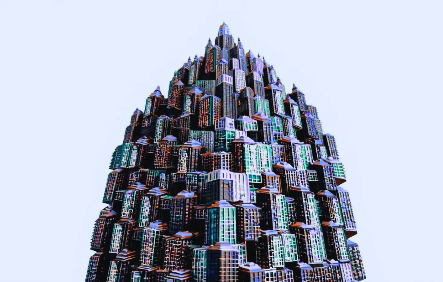 Building made up of smaller buildings