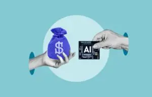 human trading money for processor