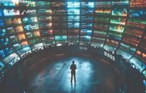 Downloaded Futuristic Digital Colosseum of Market Analysis and Financial Decisions