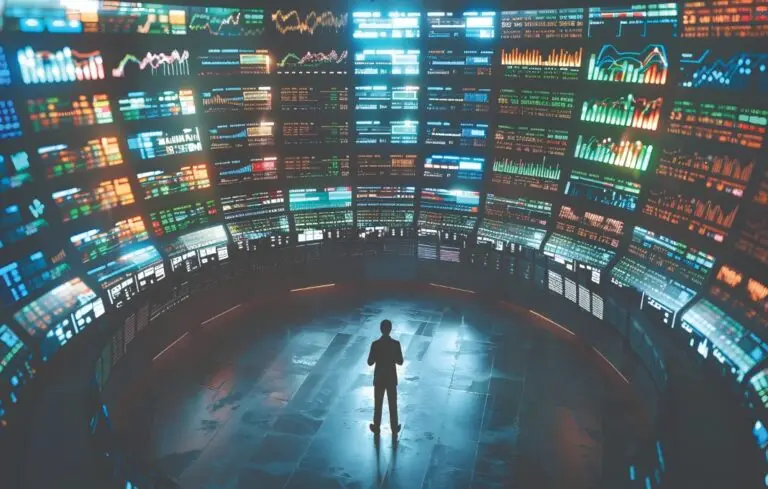 Downloaded Futuristic Digital Colosseum of Market Analysis and Financial Decisions